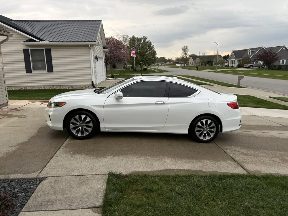 Detailed white vehicle