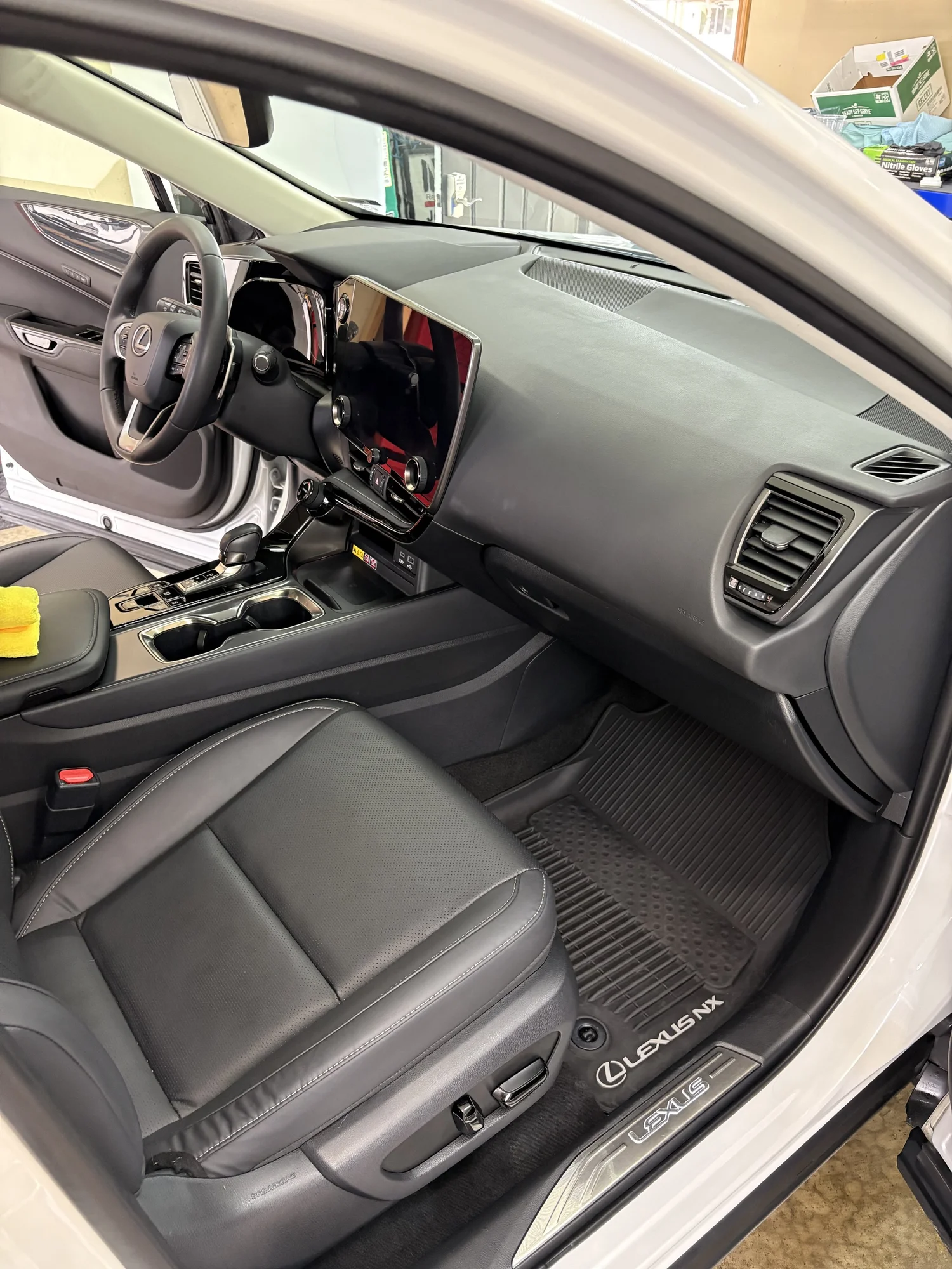 Professionally detailed Lexus interior