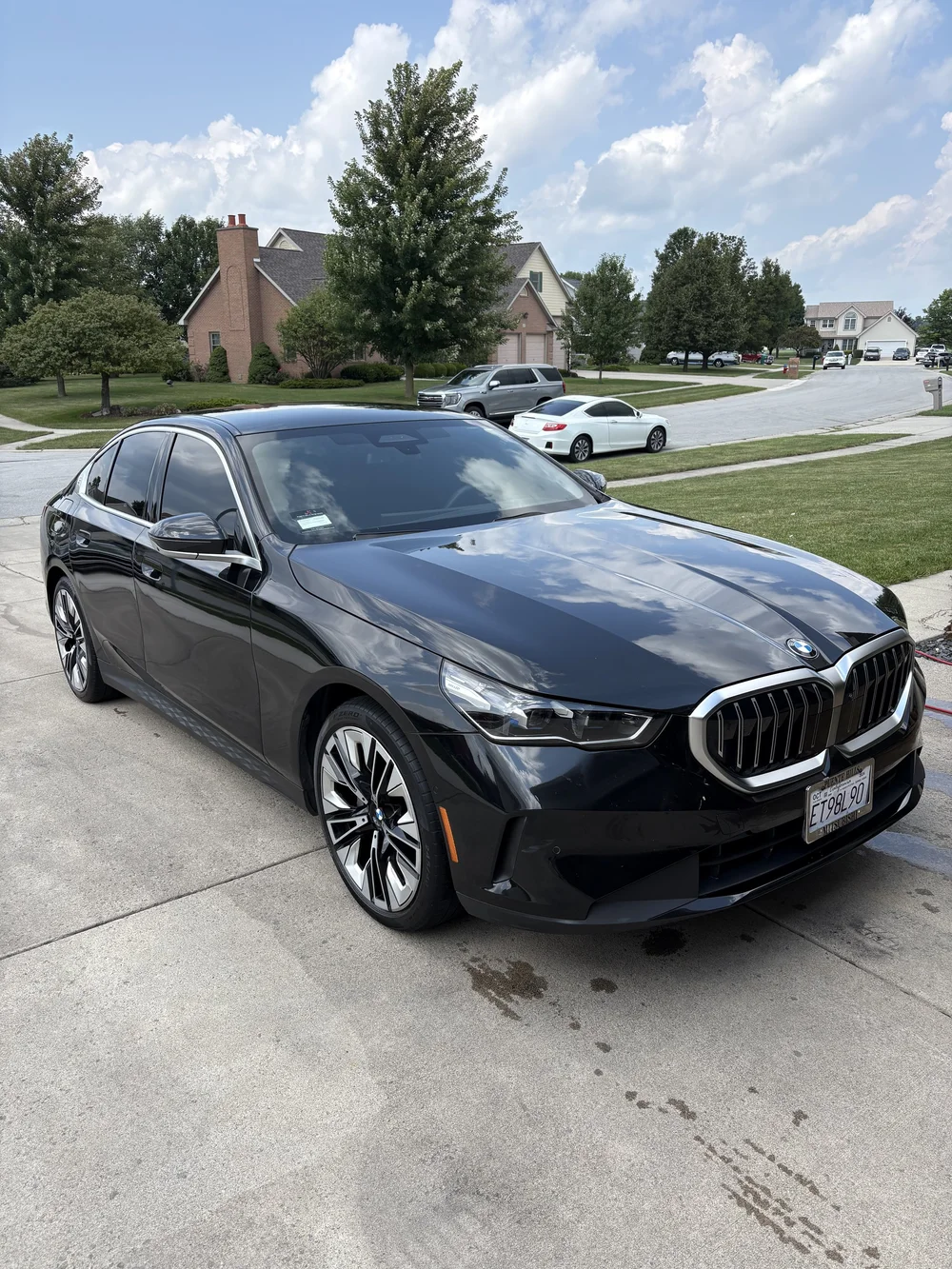 Detailed black BMW