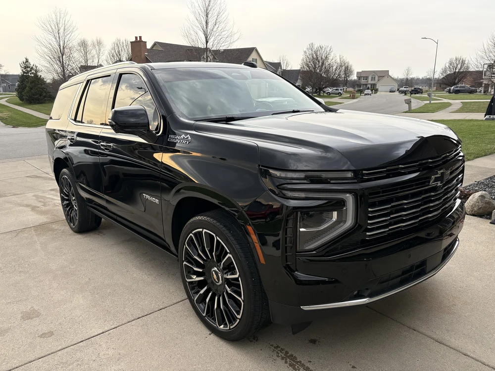 Detailed black Chevrolet Tahoe