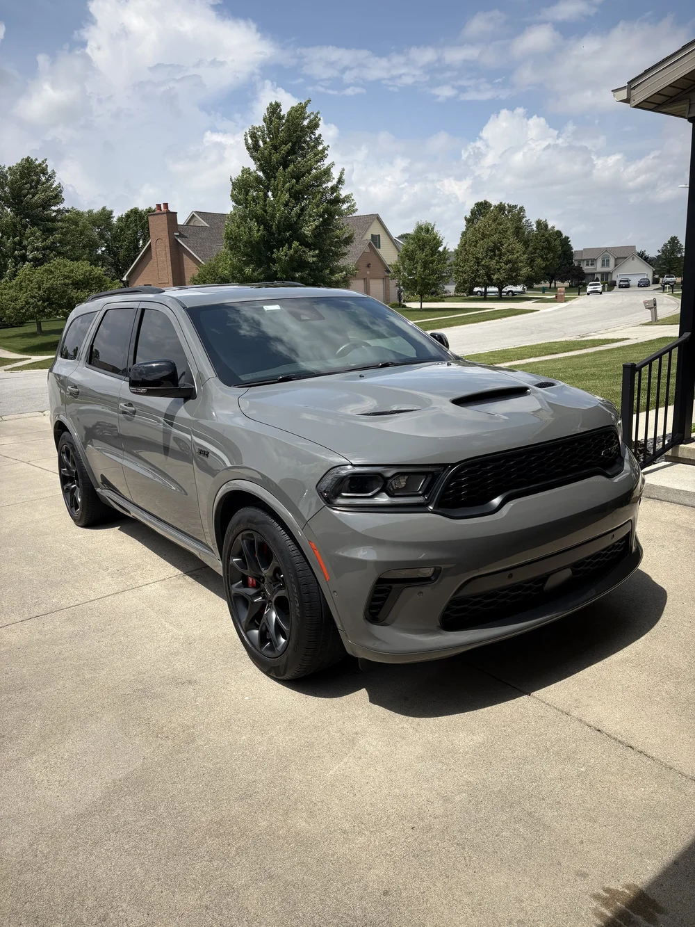 Detailed silver SUV