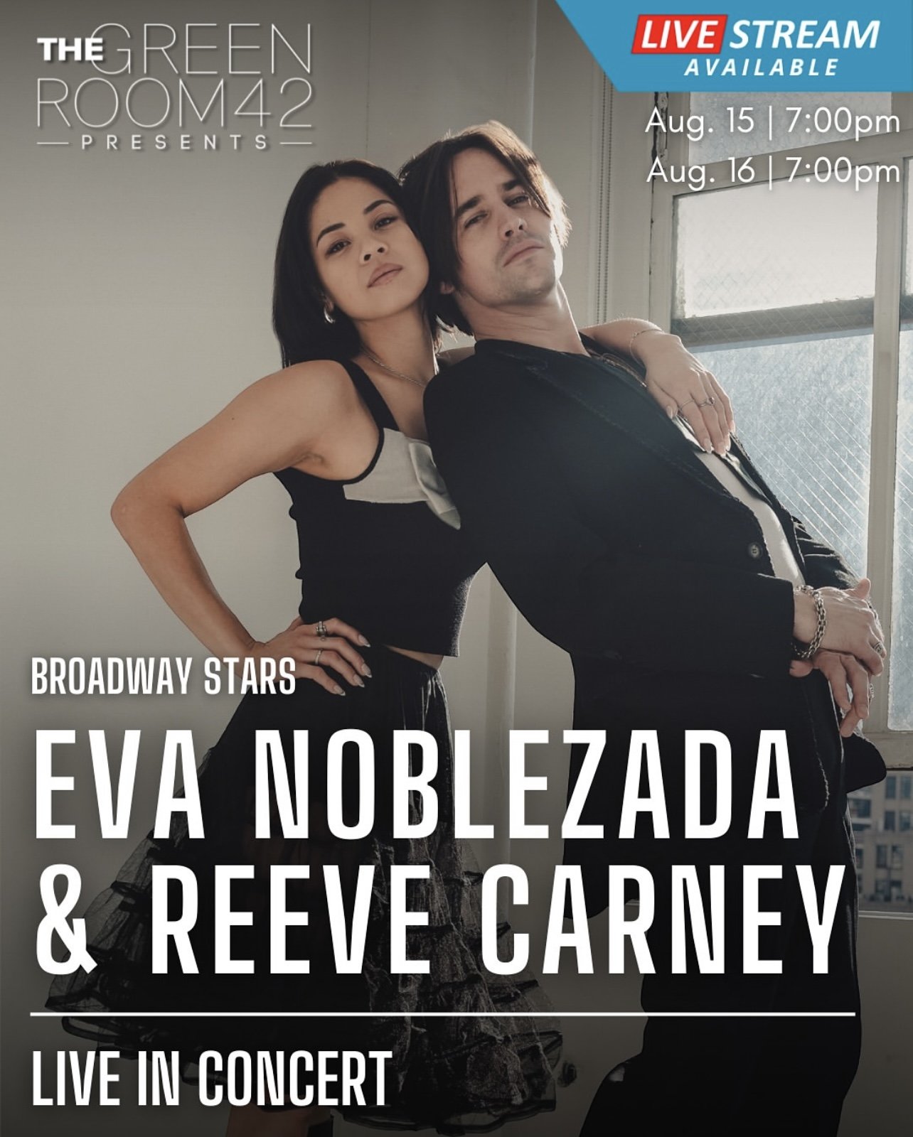 An Evening with Eva Noblezada & Reeve Carney