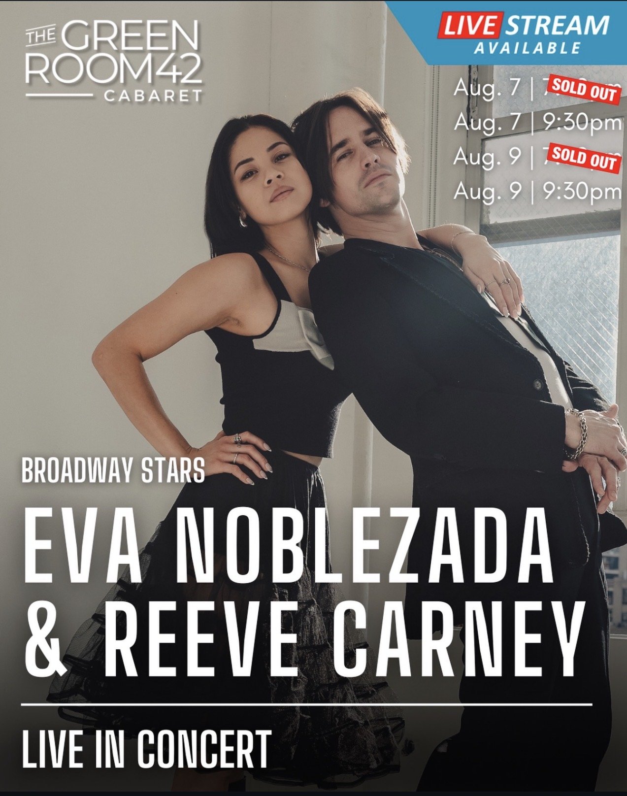 Eva Noblezada and Reeve Carney