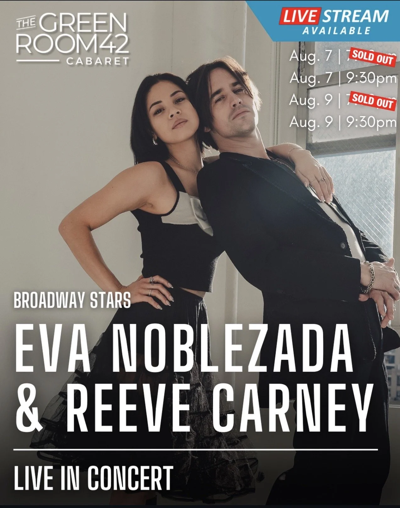 Eva Noblezada and Reve Carney