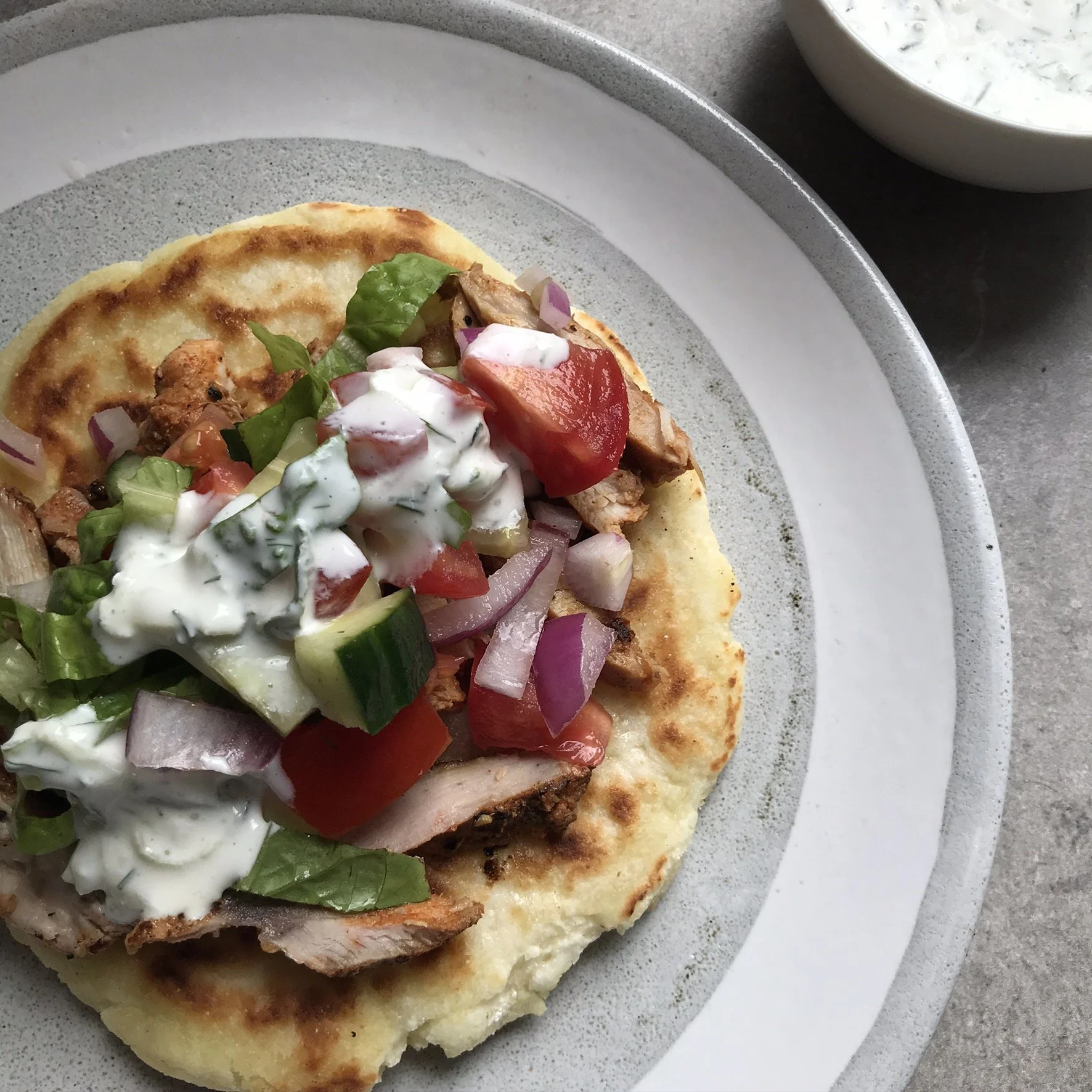 Mediterranean Chicken Gyro