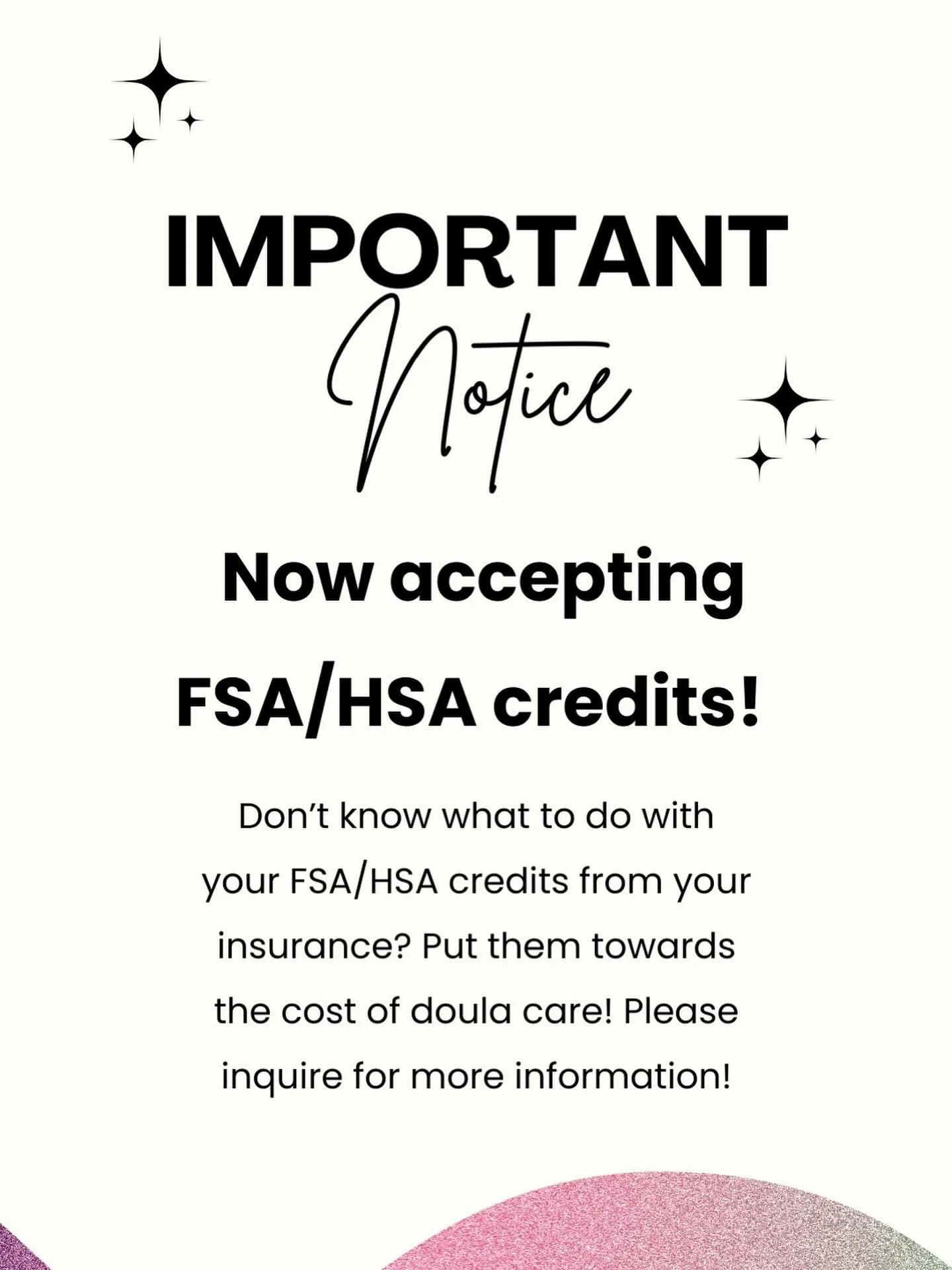 Super excited to now offer this payment option to make doula care more affordable! 💖 Fill out the contact form on my website to inquire, let&rsquo;s connect!