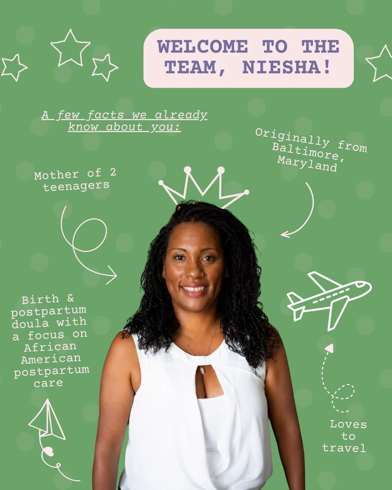 Meet Niesha, one of our birth and postpartum doulas! She is passionate about supporting families with compassionate, nonjudgmental care through pregnancy, birth and the postpartum season. If you&rsquo;re interested in working with Niesha, please fill