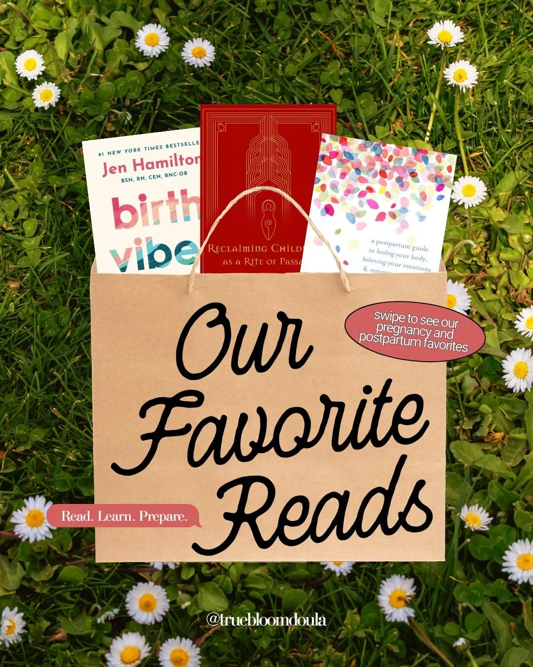 Here are some of our favorite books out of our book recommendation list we share with all of our clients 💚 Remember, knowledge is power! ✨
What are some of your favorite pregnancy or postpartum reads?!