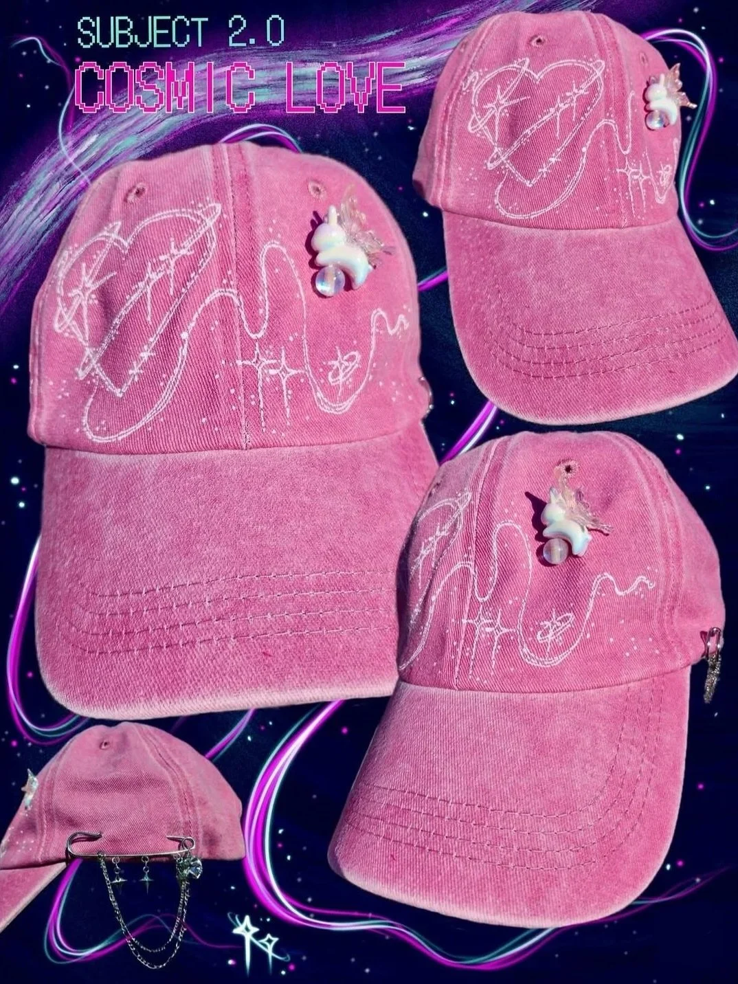 Cosmic love cap ✧⁠*⁠。