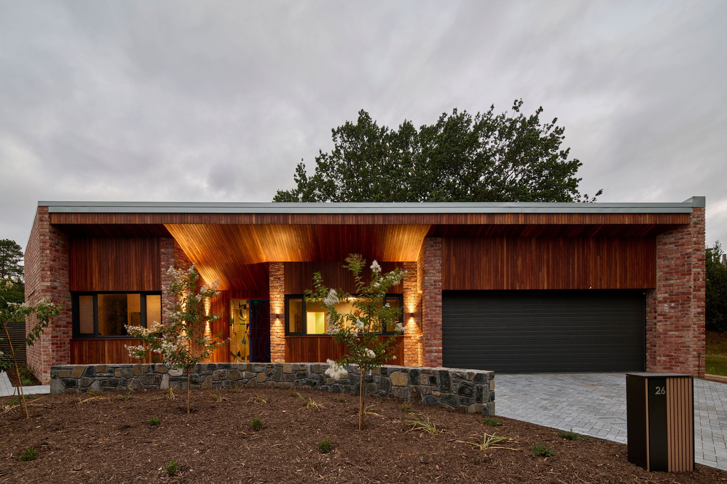 Secret Garden House photo by Light Bulb Studio - street facade