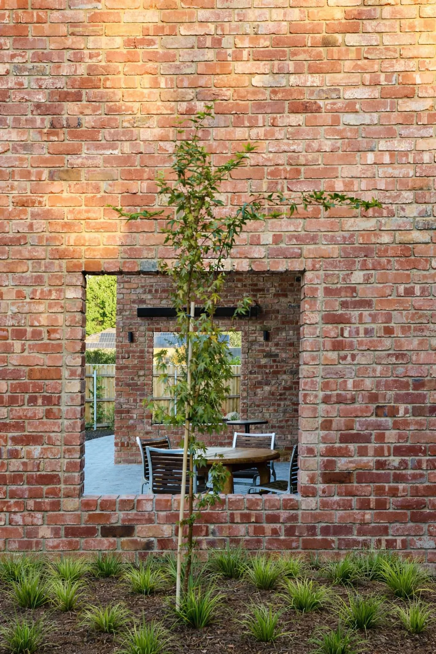 Secret Garden House photo by Light Bulb Studio - brick window