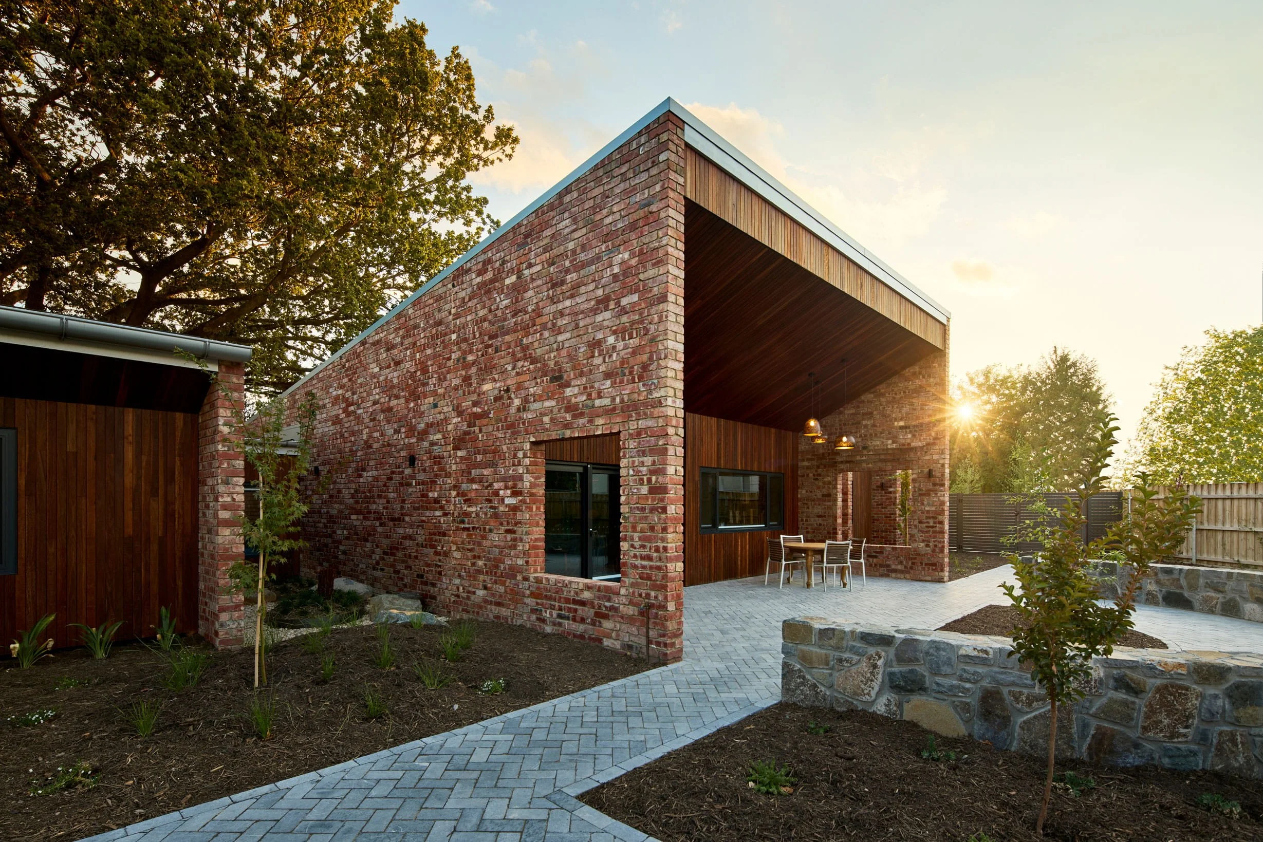 Secret Garden House photo by Light Bulb Studio - outside living