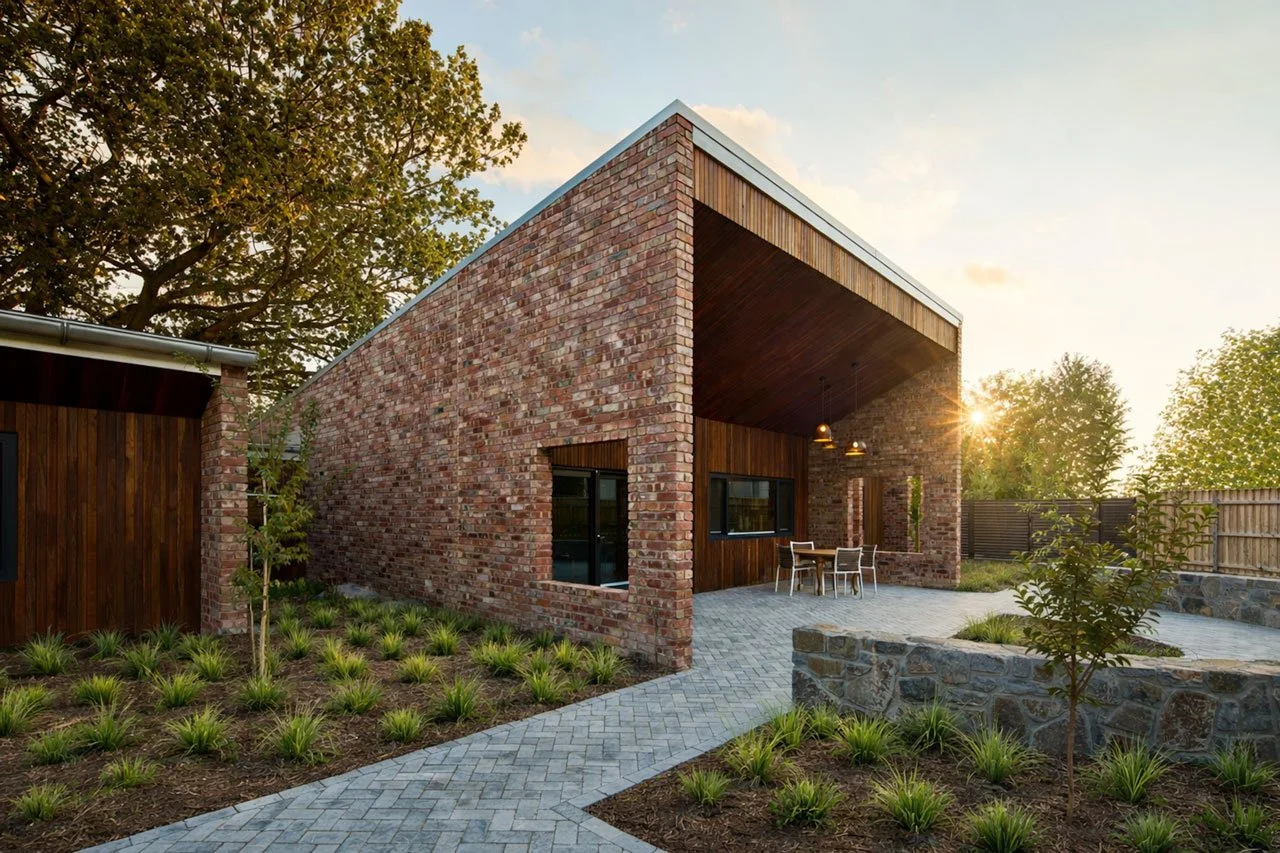 Secret Garden House photo by Light Bulb Studio - outside living