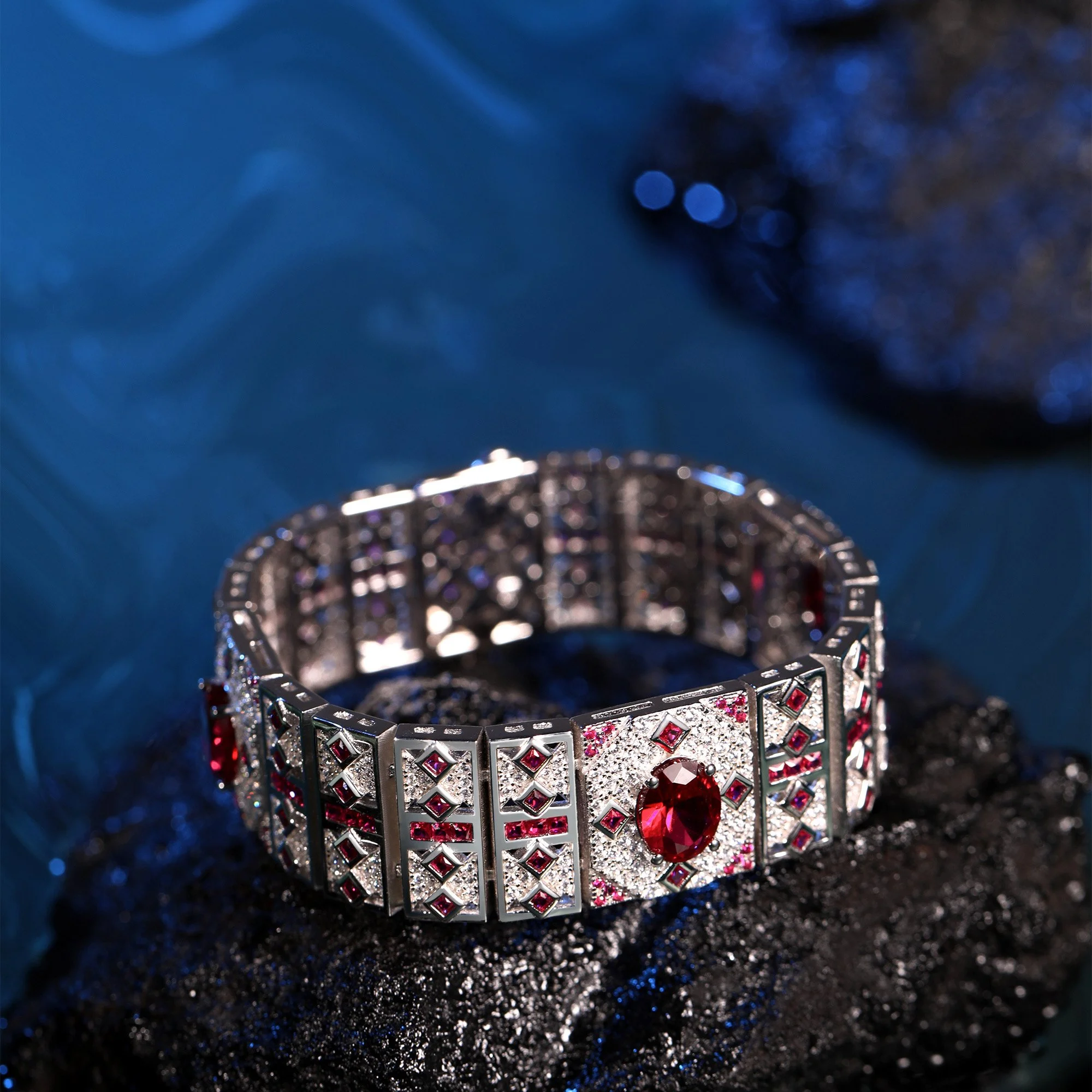 Crimson Dawn Rhapsody Bracelet