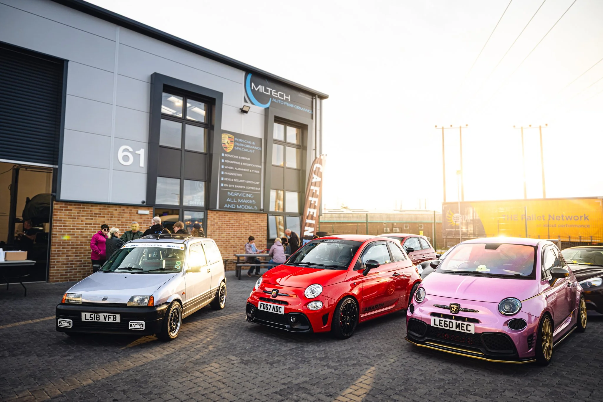 B.A.D Abarth evening at Torque & Grind 