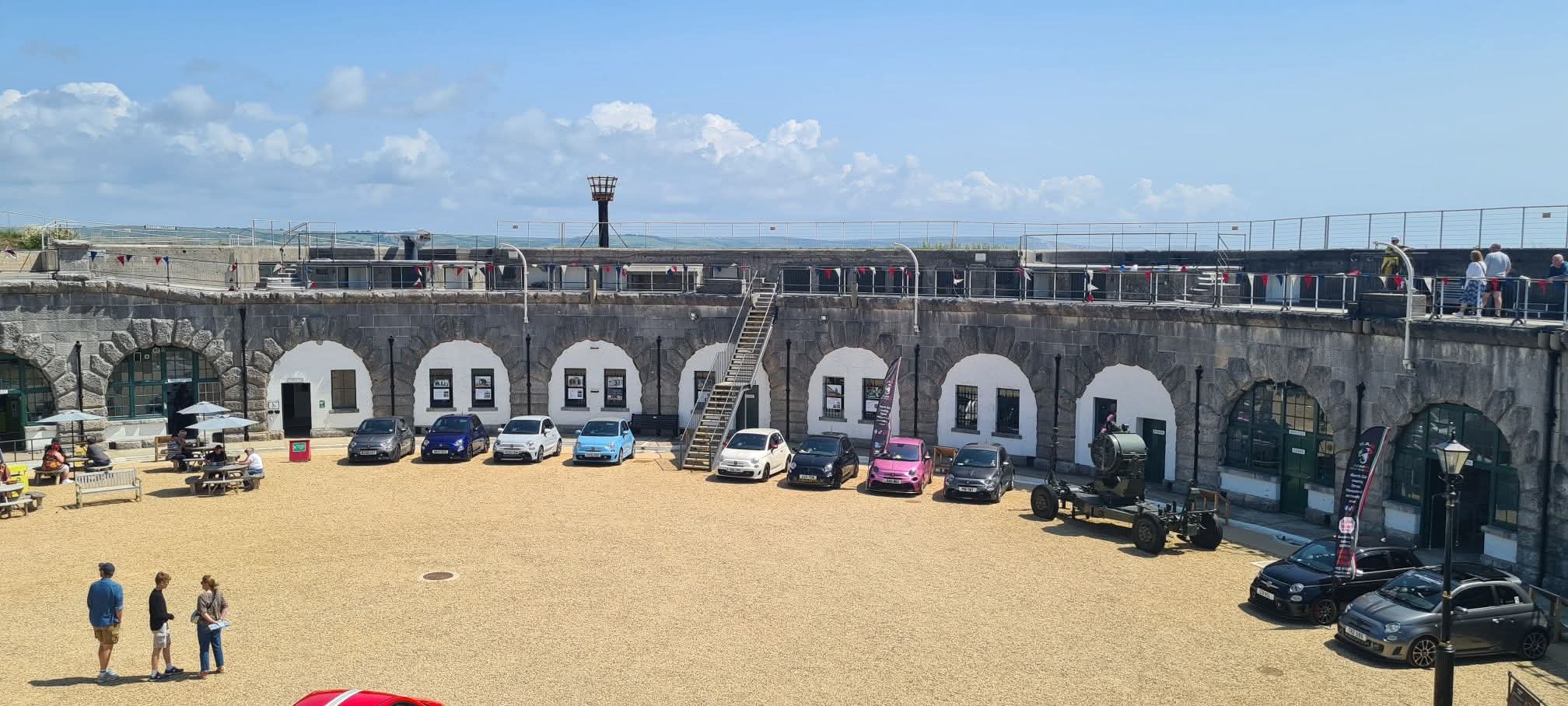 B.A.D Abarth at Nothe Fort 
