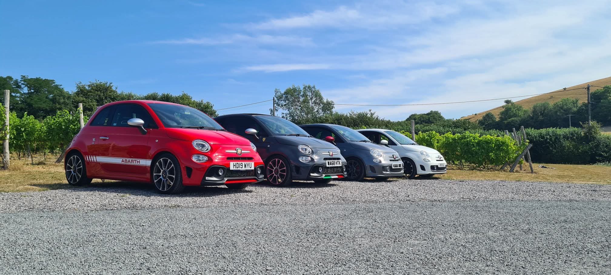 B.A.D Abarth at Langham Vineyard 