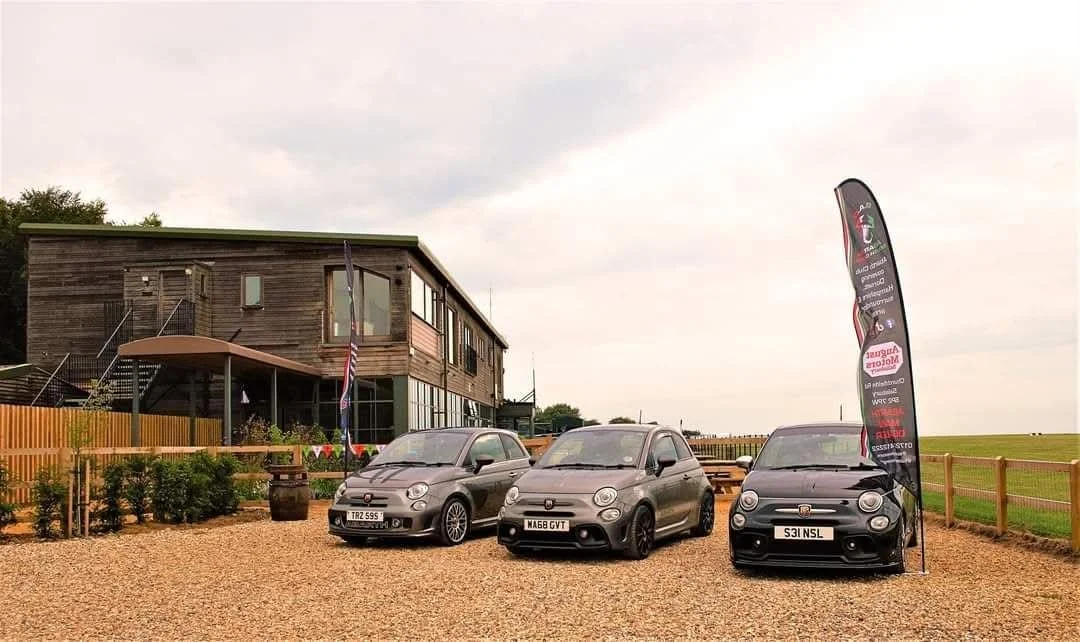 B.A.D Abarth Sunset at Compton Abbas 
