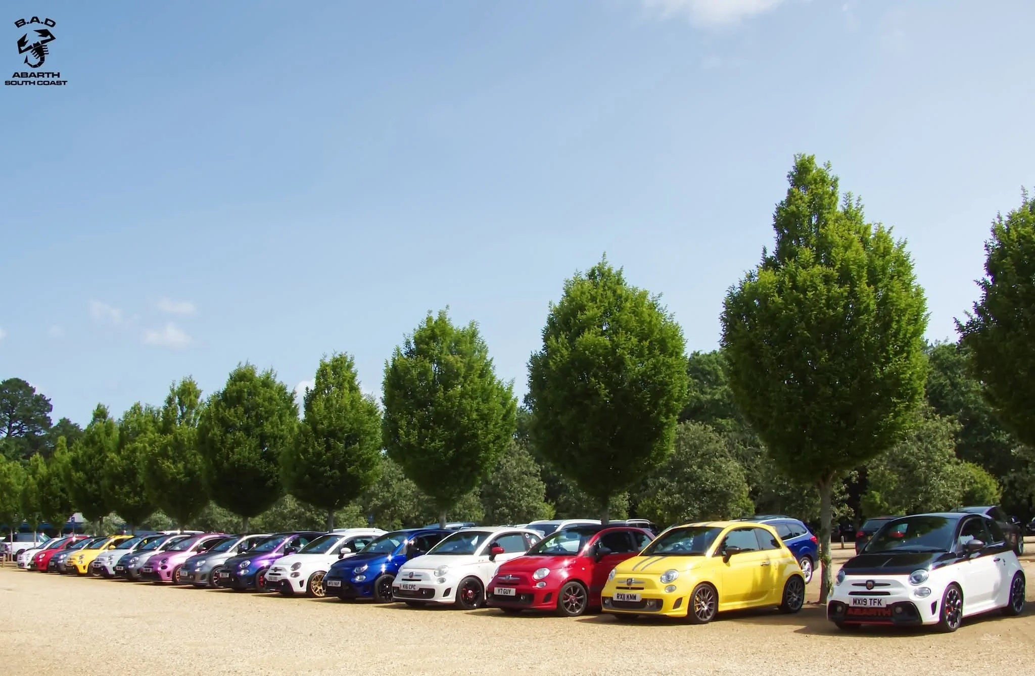 B.A.D Abarth at Exbury Gardens, New Forest 