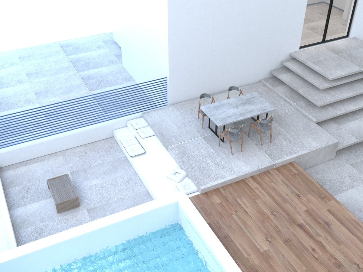 Outdoor Space Design - top view
