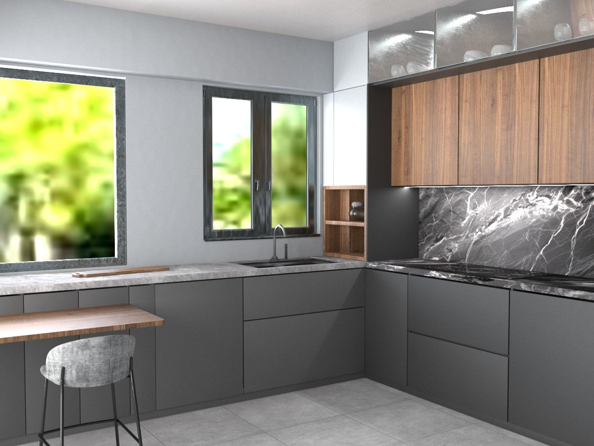 kitchen interior design for airbnb