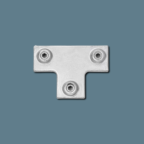 Galvanised Square Clamp - 104 Long-Tee
