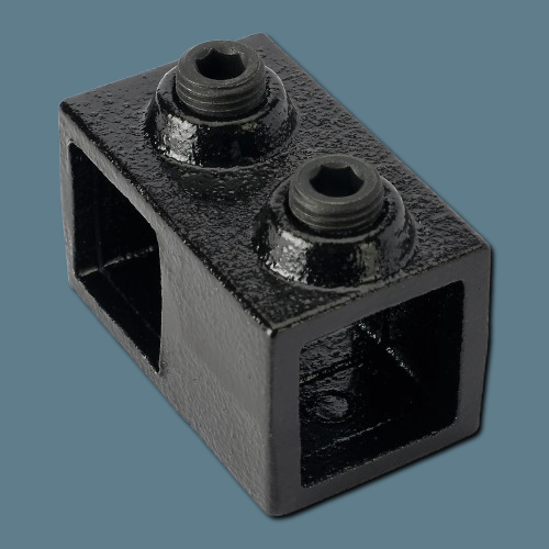 Electrophoretic Square Clamp - 101 Short Tee - 25mm