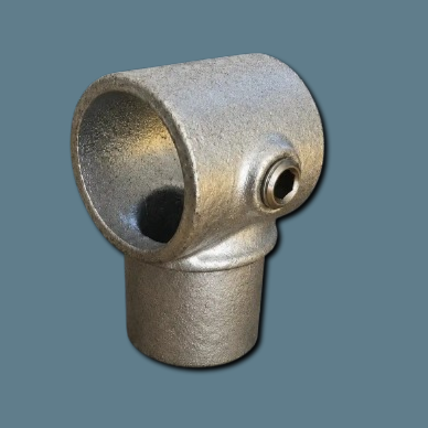 Galvanised Q Clamp 147 Offset Swivel Tee