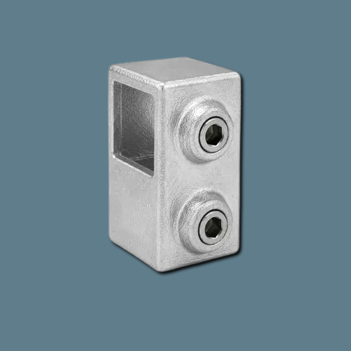 Galvanised Square Clamp - 101 Short-Tee