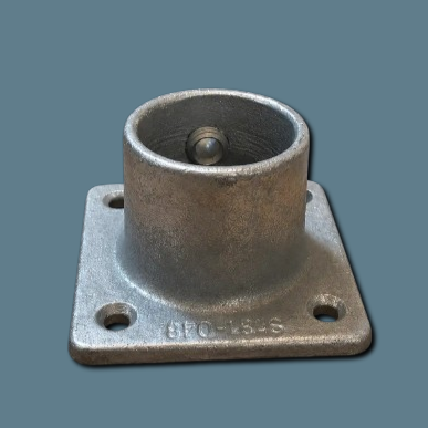 Galvanised Q Clamp S131 Square Base Wall Plate