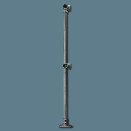 Galvanised Pre-assembled Corner Post - 1100mm