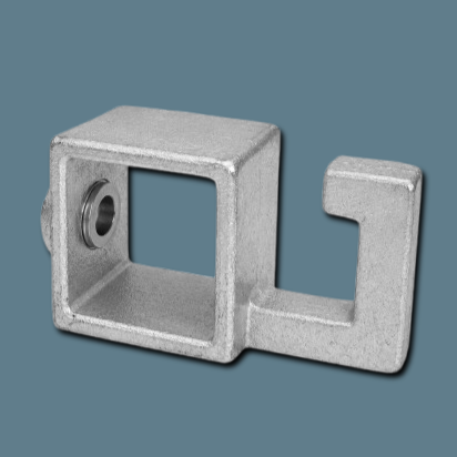 Galvanised Square Clamp - 183 Straight Hook