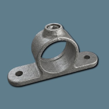 Galvanised Q Clamp 198 Double Lugged Bracket