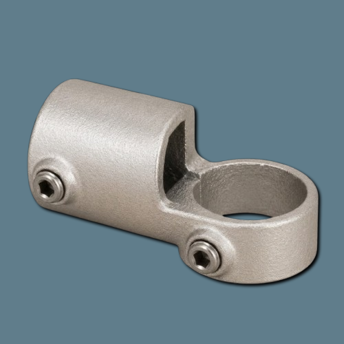 Galvanised Q Clamp  148 Inline Swivel Tee (Pack of 2)
