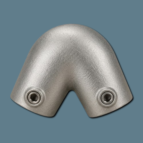 Galvanised Q Clamp 123 Acute Angle Elbow