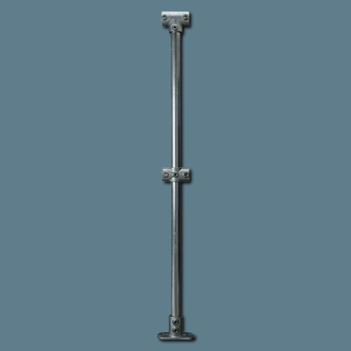 Galvanised Pre-assembled Mid Post - 1100mm