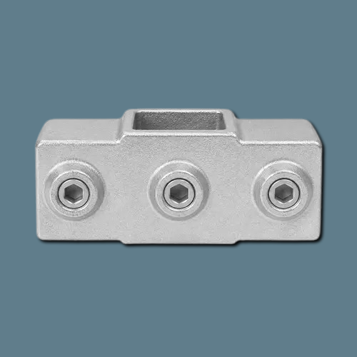 Galvanised Square Clamp - 119 2 Socket Cross