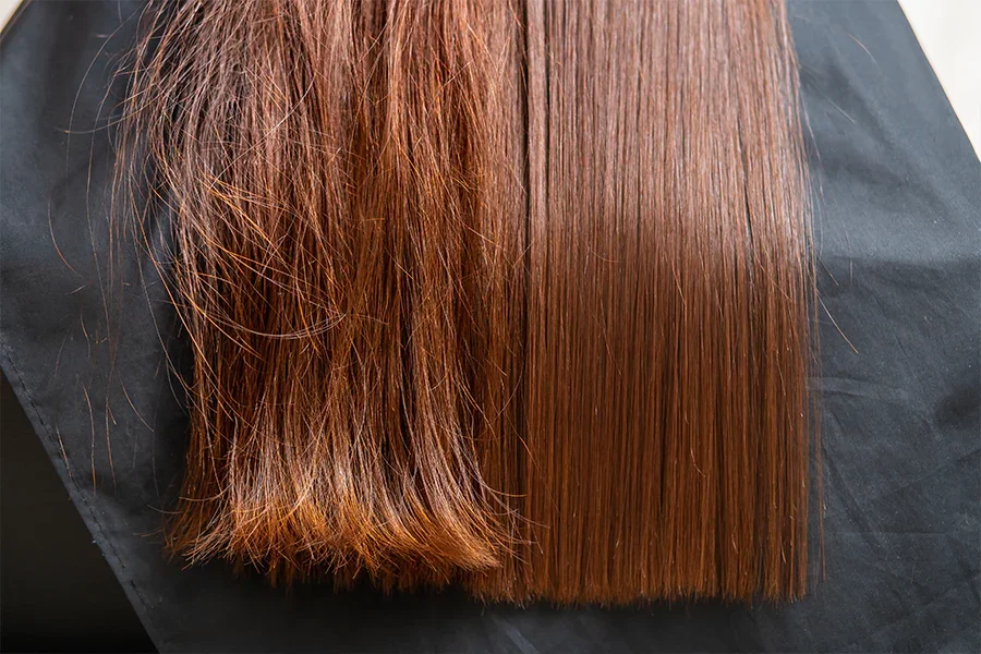 Keraplasty straightening, straight hair, nanoplasty hair straightening, permanent hair straightening, frizz free hair, nanoplasty, keraplasty, permanent hair straightening
