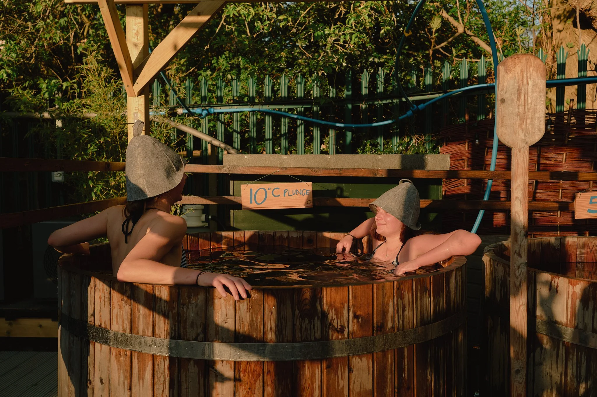 Happy sauna session at Community Hackney Sauna London