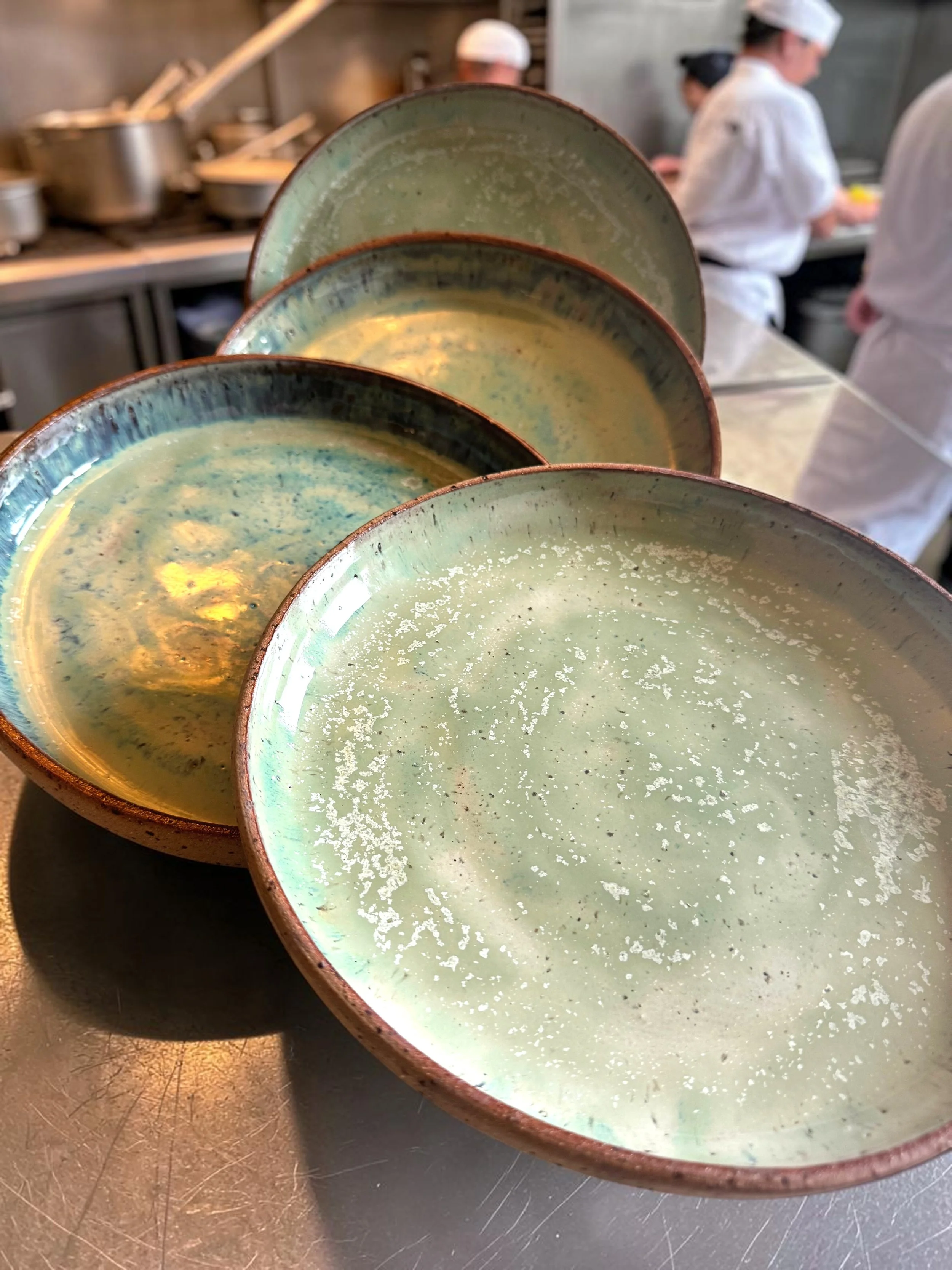 Plates in commercial kitchen .jpg