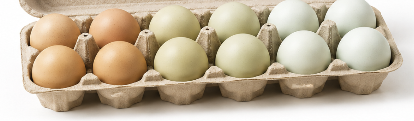 Chicken Eggs - Pasture Raised Non GMO (1 dozen)
