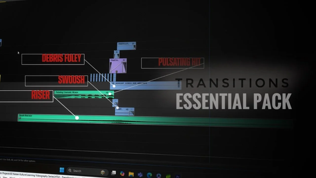 Essential Transition Pack for Adobe Premiere Pro