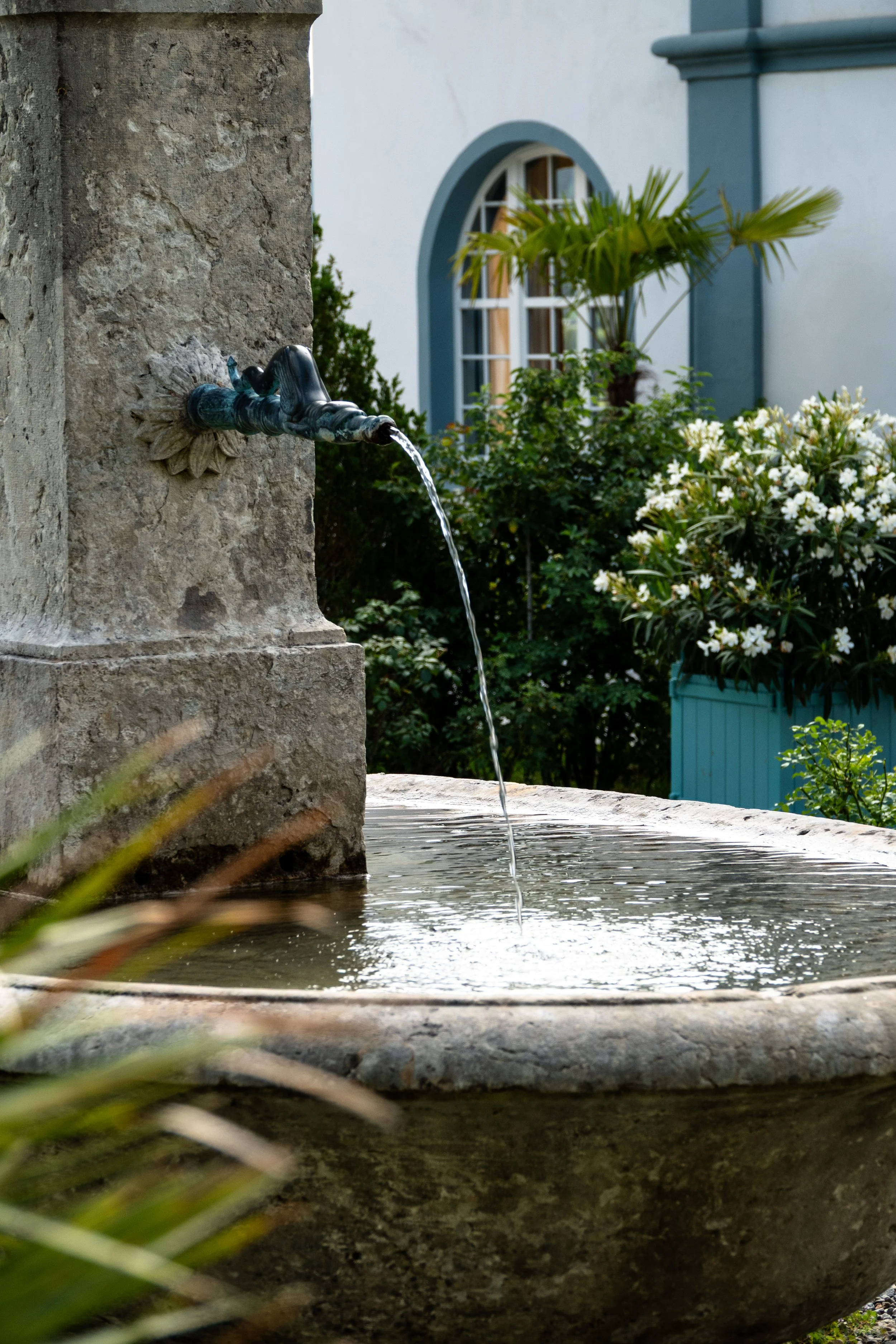 fontaine maison ancienne chateau demeure historique photographe Elena Henneberg