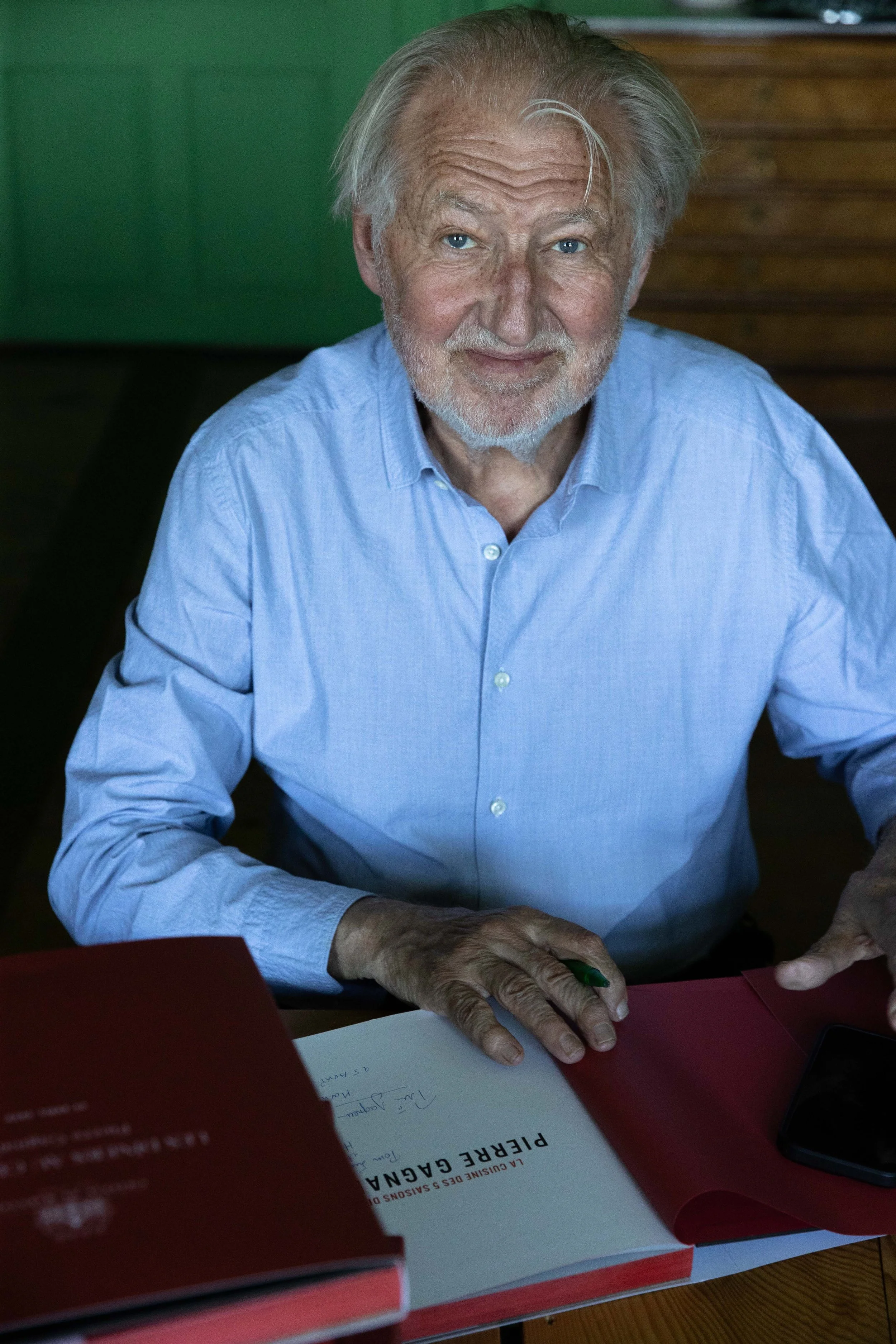 Dedicace de livre avec Pierre Gagnaire au Chateau de Marnand