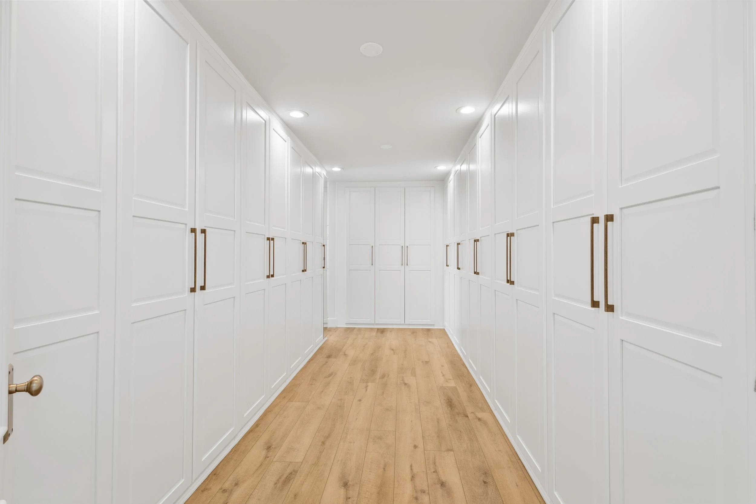 Luxury high end master closet