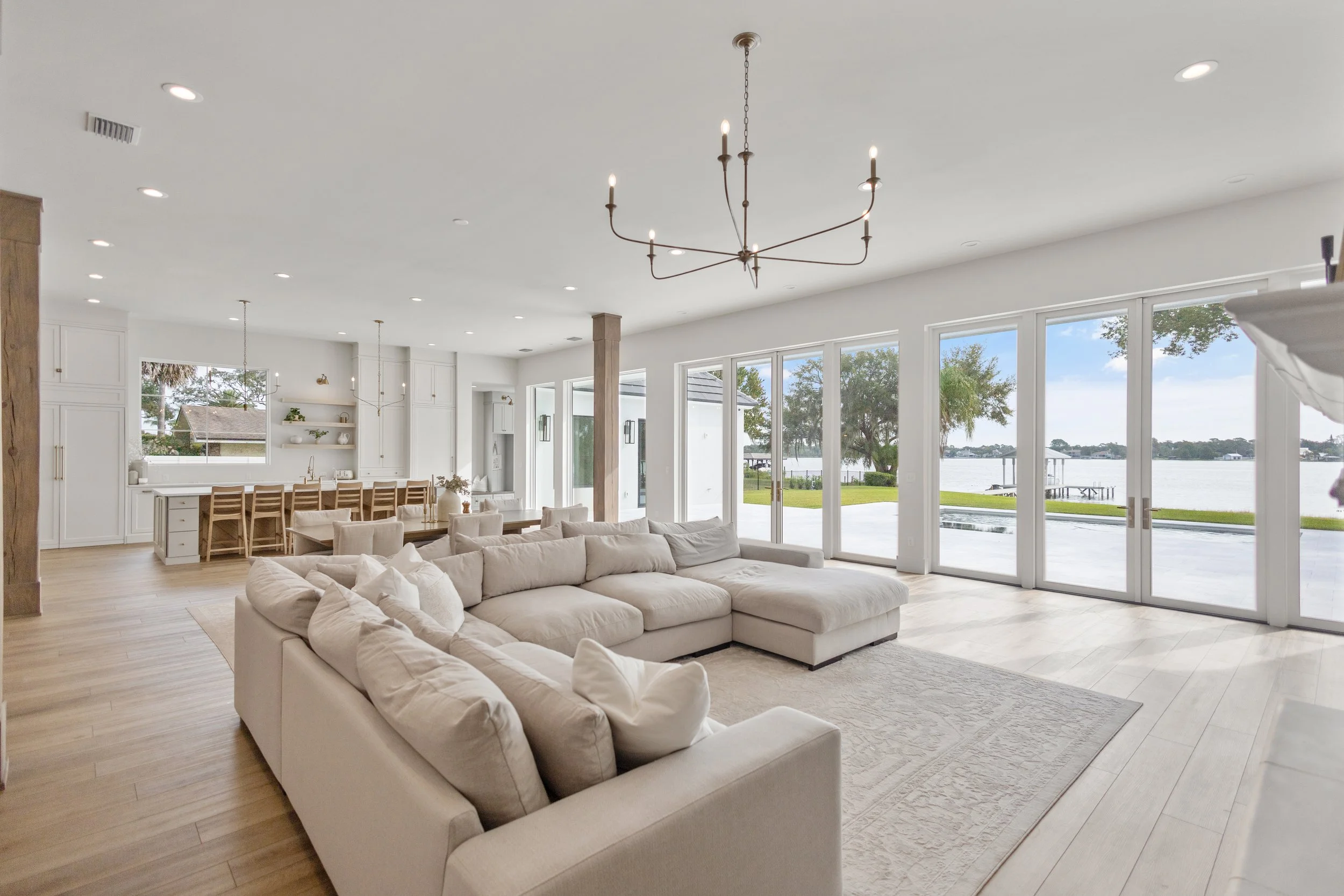 Open living room