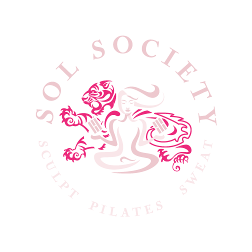 Sol Society Pilates Logo Sculpt Pilates Sweat Tiger and Girl