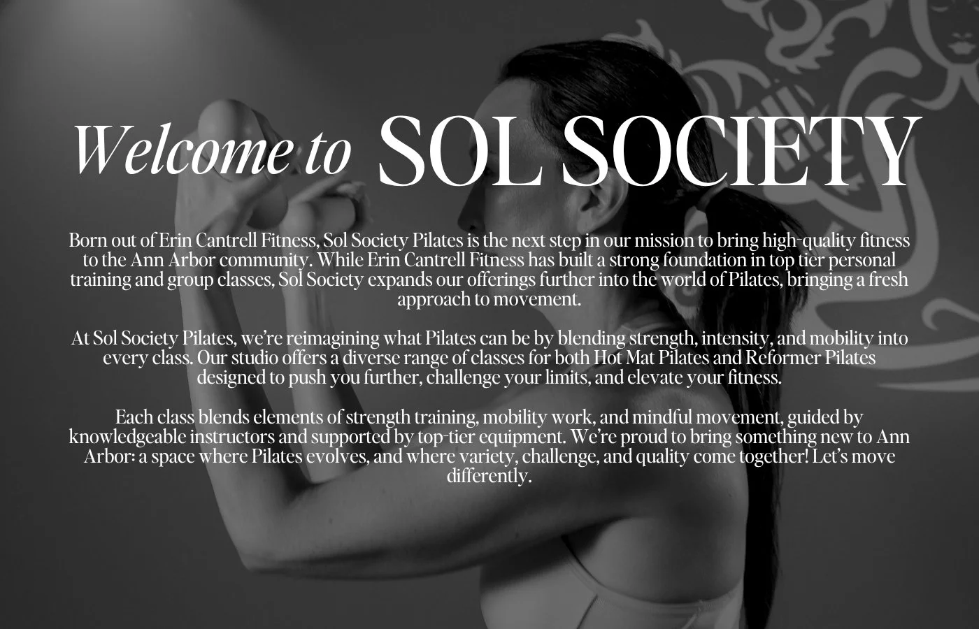 Welcome to Sol Society Pilates in Ann Arbor