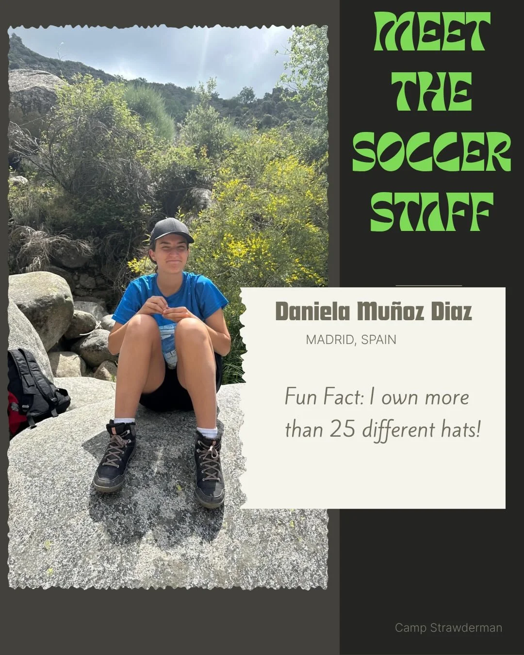It&rsquo;s that time of year again!! With less than one month before the start of first session, it&rsquo;s time to start meeting our amazing staff! First up, we have our soccer staff, Daniela and Adriana! We are so excited to have both of them back 