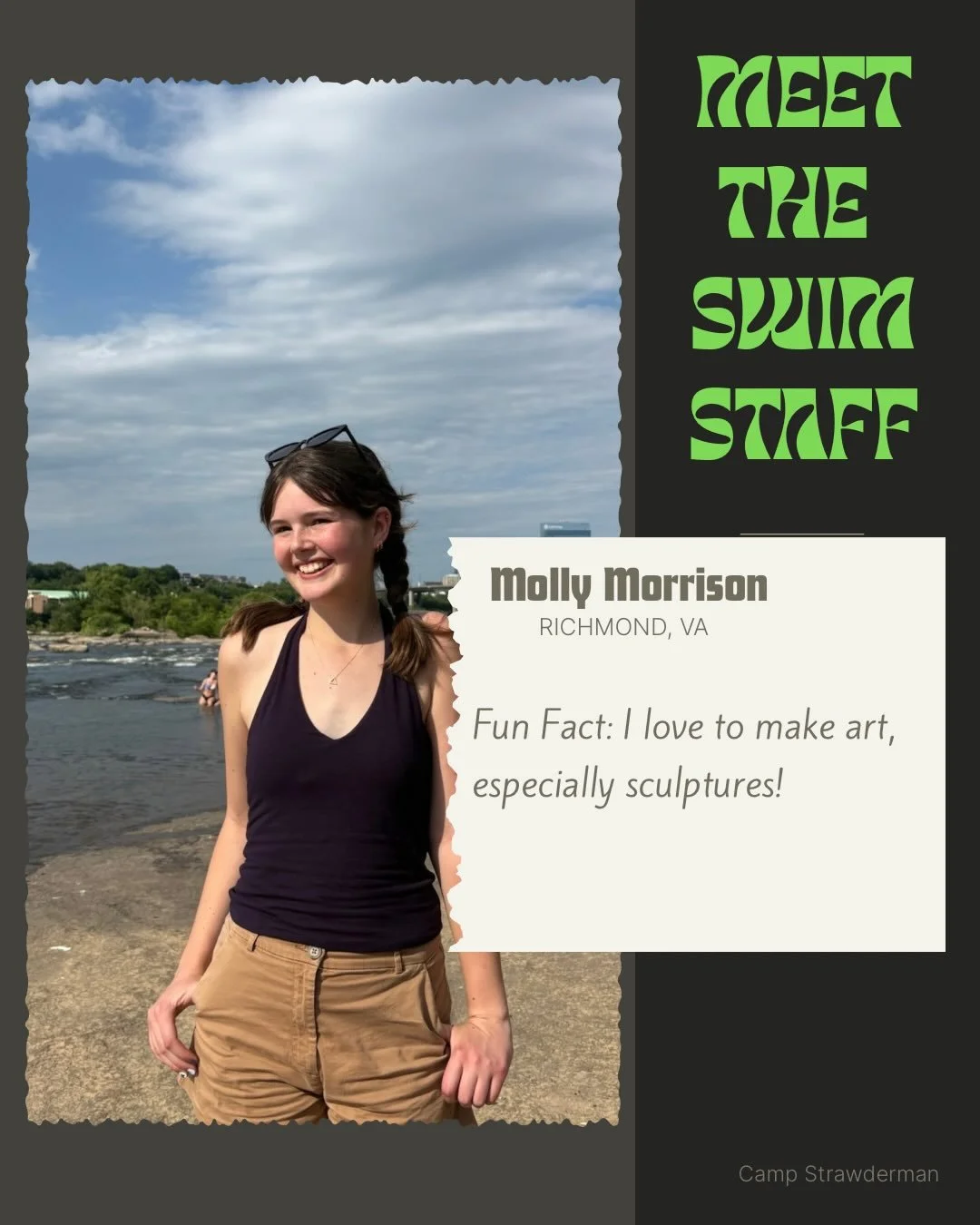 As we hit less than TWO WEEKS before first session, it&rsquo;s time to introduce our swim staff for 2026! We can&rsquo;t wait to see all that Molly, Erin, Audrey, Tatiana, Frances, and Laney can teach us about Strawderman Swimming!